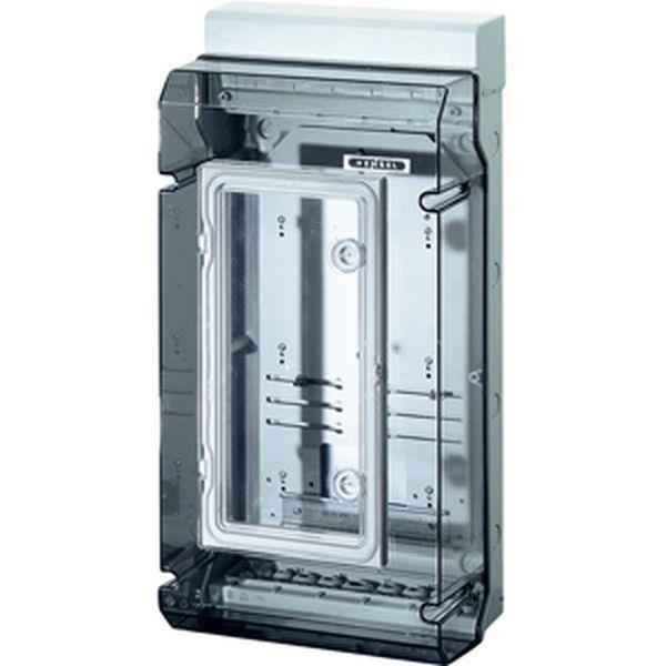 Hensel KV-Zählergehäuse mit Zähler- tragpl.+Zählerfenster, 295x583x182 mm