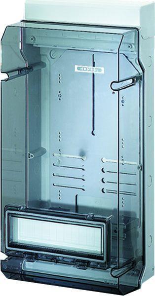 Hensel KV-Zählergehäuse mit Zähler- tragpl.+Klappdeckel, 295x583x182 mm