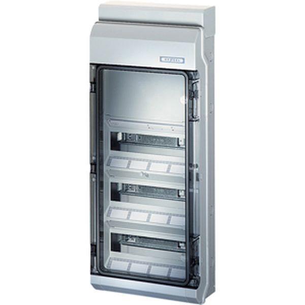 Hensel KV 90-Automatengehäuse 36 Teilungseinh. 3reih. + 1 Tragschiene