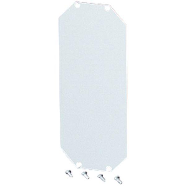 Hensel Montageplatte aus Isolierstoff 4 mm stark, für Mi-Leergehäuse Mi 01..