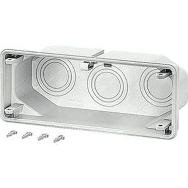 Hensel Anbauflansch, mit Kabelrangierraum 3x M40/50/63