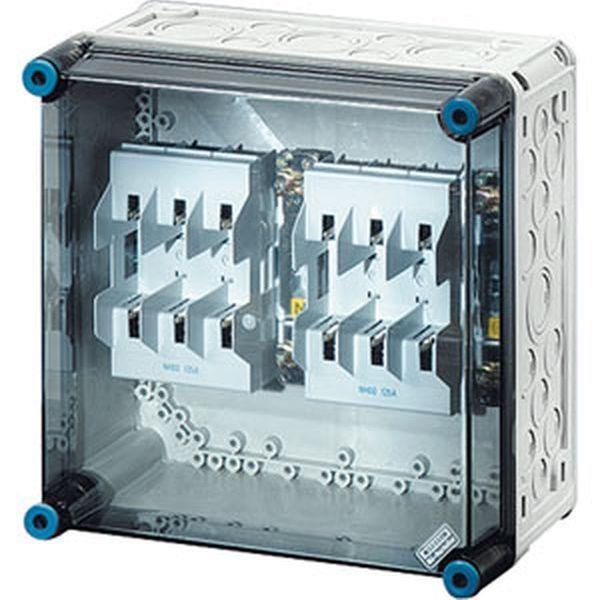 Hensel Mi-NH-Sicherungsgehäuse 2xNH 00 , 3polig, 125 A + PE + N