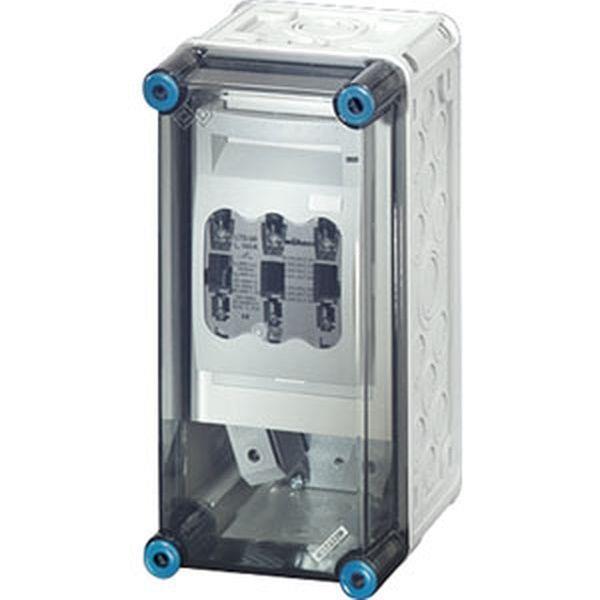 Hensel Mi-NH-Sicherungslasttrennschaltergehäuse , 1xNH 00, 3polig 125 A+PE+N