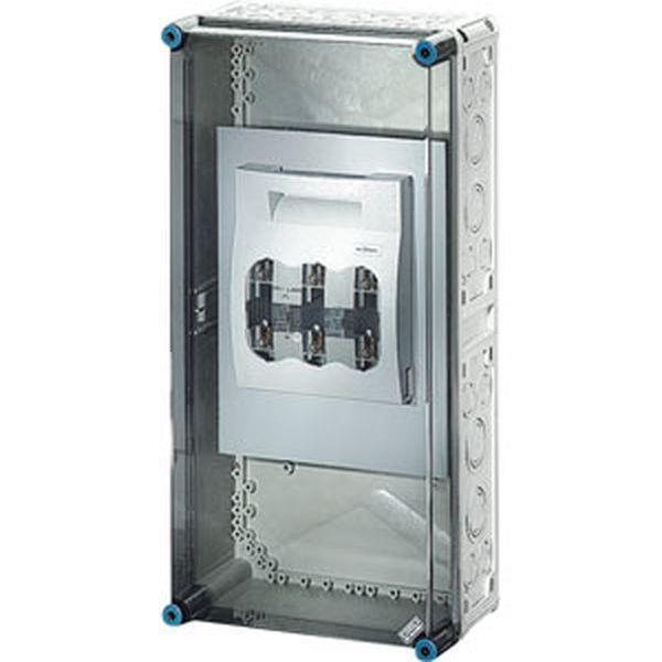 Hensel Mi-NH-Sicherungslasttrennschaltergehäuse , 1xNH 1, 3polig 250 A+PE+N