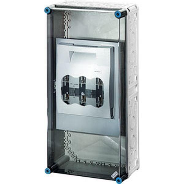 Hensel Mi-NH-Sicherungslasttrennschaltergehäuse , 1xNH 2, 3pol. 400 A+PE+N