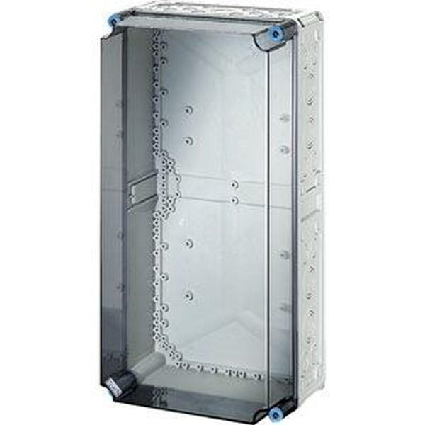 Hensel Mi-Leergehäuse, Einbaumaße 275x575x19mm, transparenter Deckel