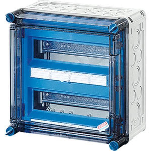 Hensel Mi-Automatengehäuse, 24 Teilungseinheiten, Scharnierdeckel