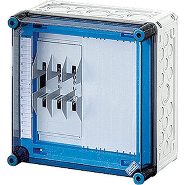 Hensel Mi-NH-Sicherungsgehäuse 1xNH 00 3polig, Sammelschiene 250 A, 5polig