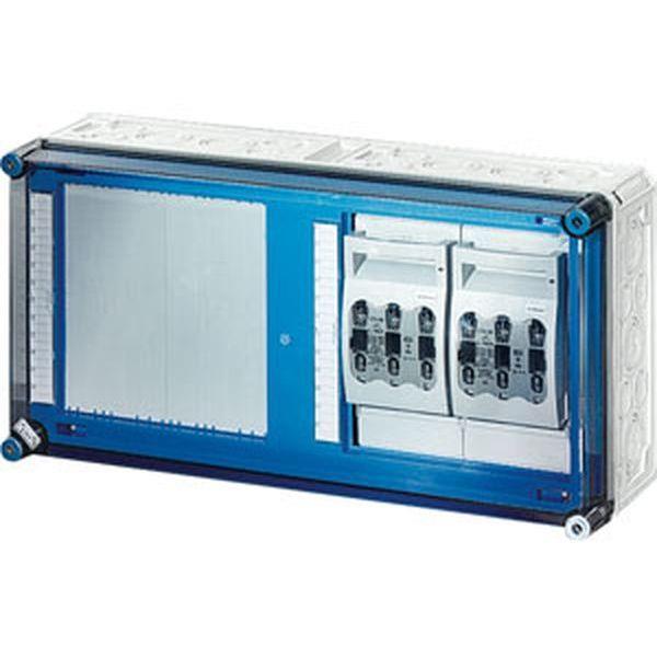 Hensel Mi-NH-Sicherungslasttrennschaltergehäuse 2x3x NH00,a. Sammelschiene, 250A