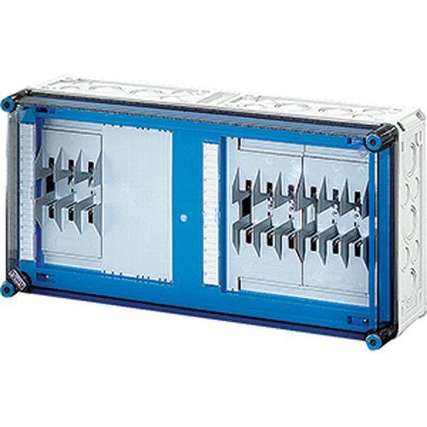 Hensel Mi-NH-Sicherungsgehäuse 3xNH 00, 3polig, Sammelschiene 250 A, 5polig