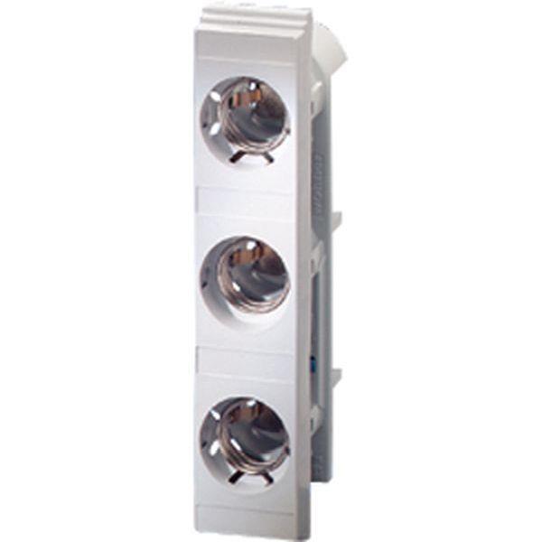 Hensel Reitersicherungselement 3polig, 25 A, E 27 D II, Diazed