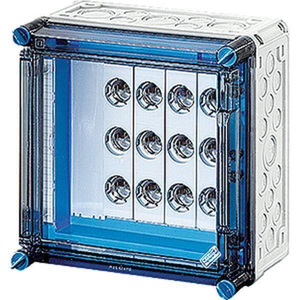 Hensel Mi-Sicherungsgehäuse, 4x3x25A, DII, E27 a. Sammelsch.400A, 5polig, Scharn