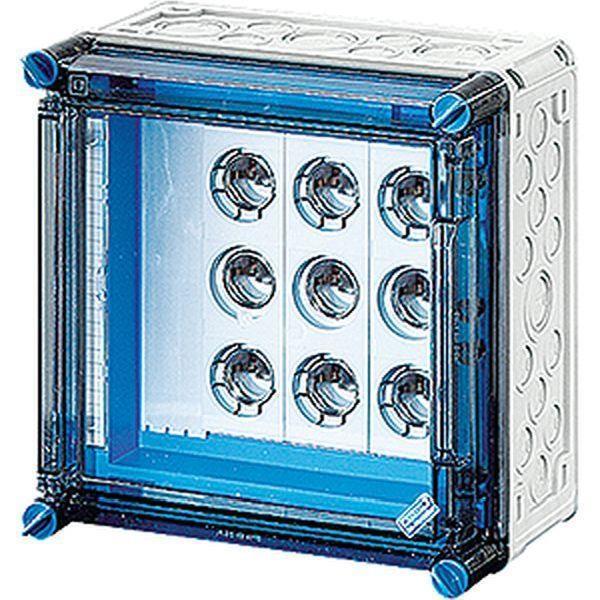 Hensel Mi-Sicherungsgehäuse, 3x3x63A, DIII, E33 a. Sammelsch.400A, 5polig, Schar