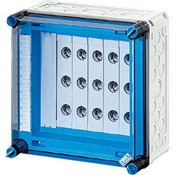 Hensel Mi-Sicherungsgehäuse, 5x3x63A, D02, E18 auf Sammelschiene 400 A, 5polig