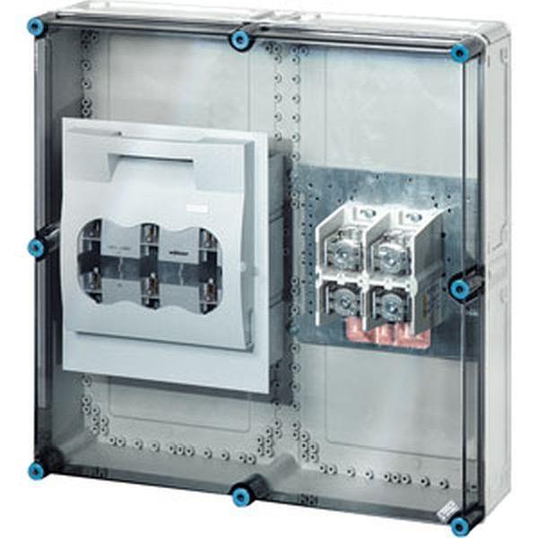 Hensel Mi-NH-Sicherungslasttrennschaltergehäuse , 1xNH 3, 3pol. 630 A+PE+N