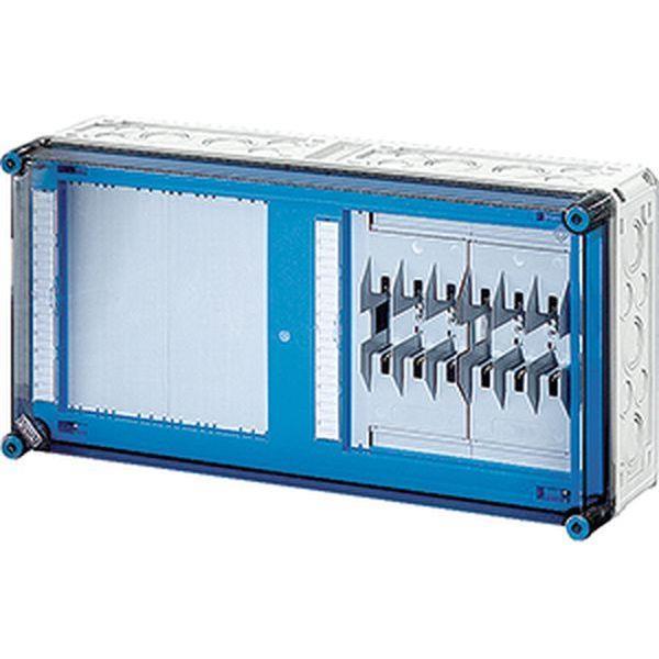 Hensel Mi-NH-Sicherungsgehäuse 2xNH 00, 3polig, Sammelschiene 630 A, 5polig