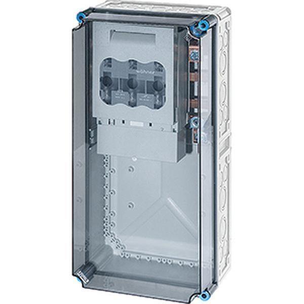 Hensel Mi-NH-Sicherungslasttrennschaltergehäuse , 1xNH 1,a. Sammels., 400A, 5pol