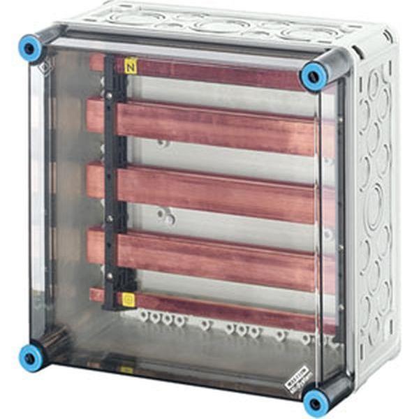 Hensel Mi-Sammelschienengehäuse 300x300mm, Sammelschienen 630 A, 5polig