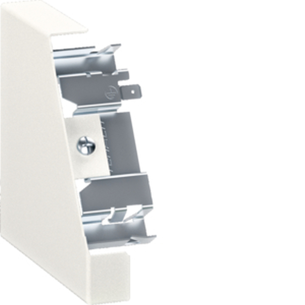 Hager Endstück links Eckkanal 115x110 vweiß