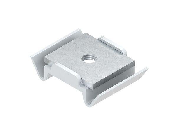 Niedax Gleitmutter mit Kunststoff-Klemmfeder M5