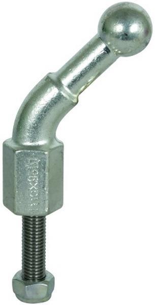 Dehn Kugelfestpunkt D: 25mm 45Grad abgewinkelt Mutter: 12x45