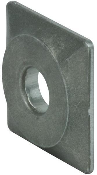 Druckplatte Al 40x40x6mm m. B 13mm