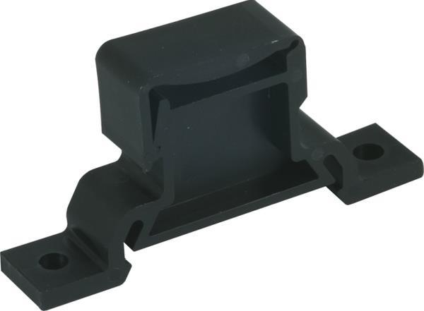 Dehn S-Halter Kunststoff schwarz 919014 f. Sammelschiene 18x3mm SH 18X3 K