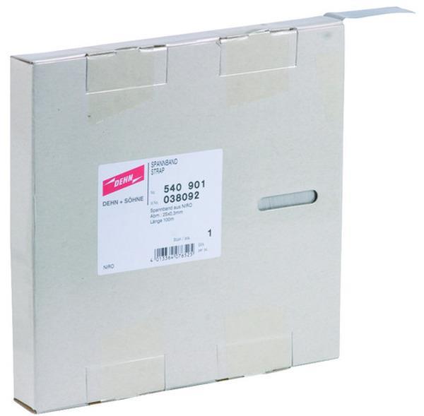 Dehn Spannband 540901 NIRO 25x0,3mm Länge 100 Meter