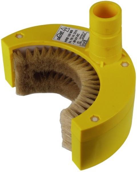 Halbrundbürste z. Absaugen D 120 mm