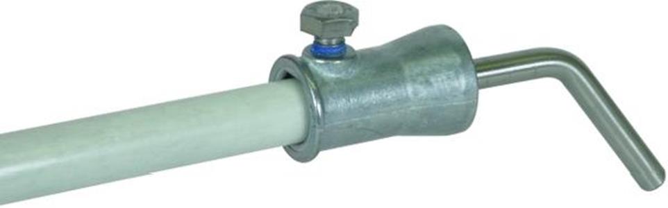 Dehn Befestigungs-Adapter 106342 NIRO m. Buchse ZG D 16mm