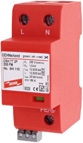 Dehn anwendungsoptimierter Kombiableiter DEHNshield DSH TT 2P 255FM TT-/TN-Syste