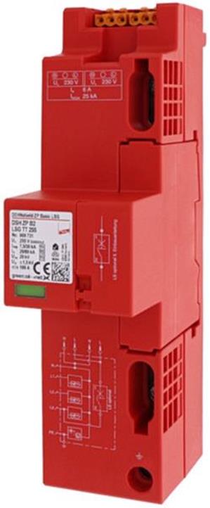 Dehn Kombi-Ableiter Typ1+2 DEHNshield DSH ZP Basic 2 LSG