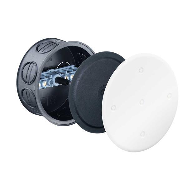 Kaiser Unterputz Verbindungsdose, mit Klemmstein, 5-polig, mit Putzscheibe, mit