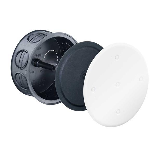 Kaiser Unterputz Verbindungsdose, mit Putzscheibe, mit Deckel