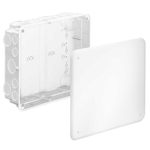 Kaiser Unterputz Verbindungskasten, 238 x 208 x 68 mm, halogenfrei, mit Deckel,