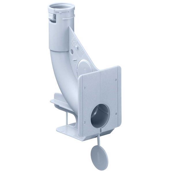 Kaiser Betonbau Wand-Decken-Übergang 90°, für M25 Rohre, mit 2 Verschlussdeckeln