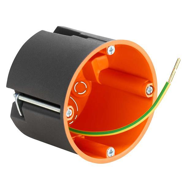 Kaiser Hohlwand Geräte-Verbindungsdose, abgeschirmt, mit Geräteschrauben