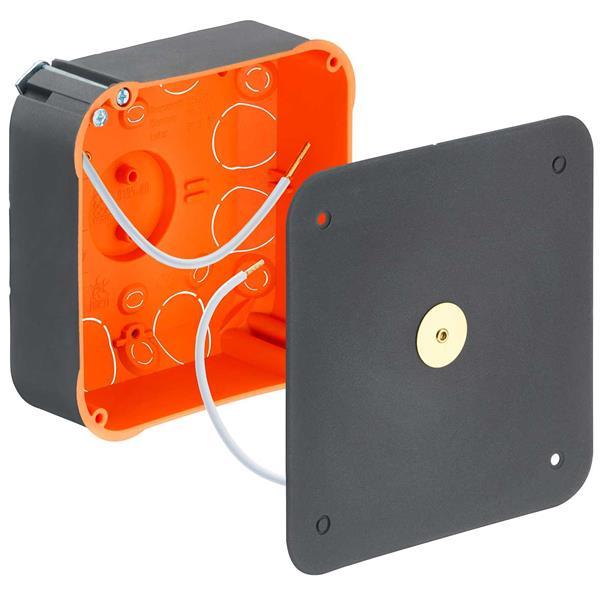 Kaiser Verbindungskasten, 107 x 107 x 53 mm, abgeschirmt, mit Deckel, mit Geräte