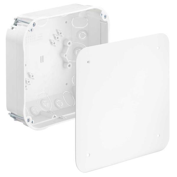 Kaiser Hohlwand Verbindungskasten, 165 x 165 x 72 mm, halogenfrei, mit Deckel, m