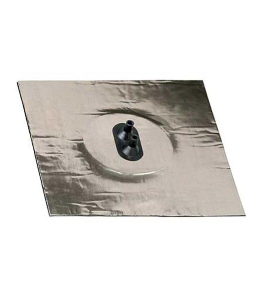 Kaiser Doppel-Leitungsmanschette Ø 4-8 mm, Alu-Butyl Dichtungsmanschette, für Le