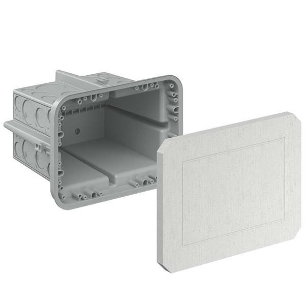Kaiser Betonbau, Universal-Einbaugehäuse, mit Mineralfaserplatte 258x188x200 mm