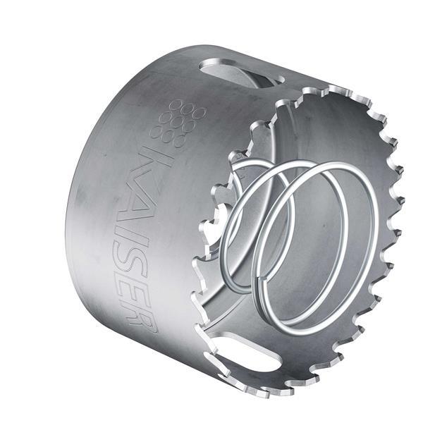 Kaiser Werkzeug Fräskrone MULTI 2000 HM Ø 74mm, hartmetallbestückt, mit Platinen