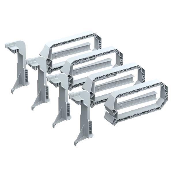 Kaiser Einbaugehäuse, HaloX® 180/250, Prefix® Montageset 4-fach, Wandeinbau