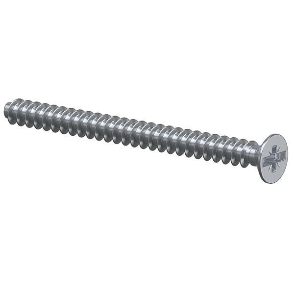 Kaiser Geräteschraube, PlusMinus, Ø 3,2 x 40 mm, gvz, Kombi-Antrieb Pozidriv / S