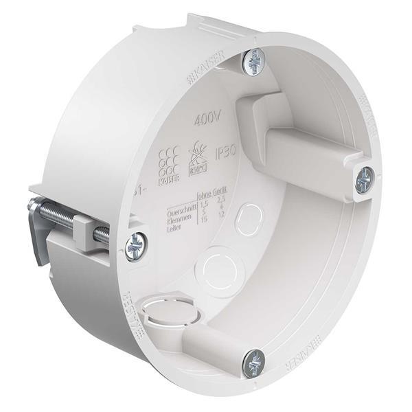 Kaiser Hohlwand Gerätedose halogenfrei, für dünne Beplankung, h= 35 mm, mit Gerä