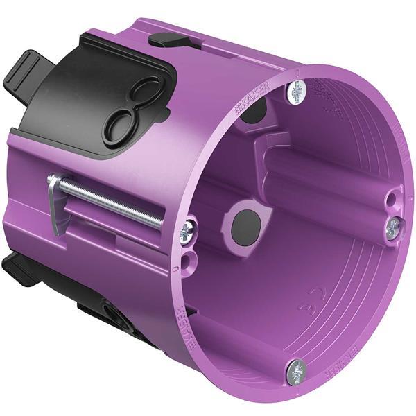 Kaiser Hohlwand, Daten- u. Netzwerkdose, O-range ECON® Data, Tiefe 74 mm, mit 4