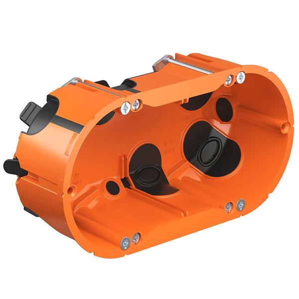 Kaiser Hohlwand Geräte-Verbindungsdose, O-range ECON® 2, mit Geräteschrauben, Ti