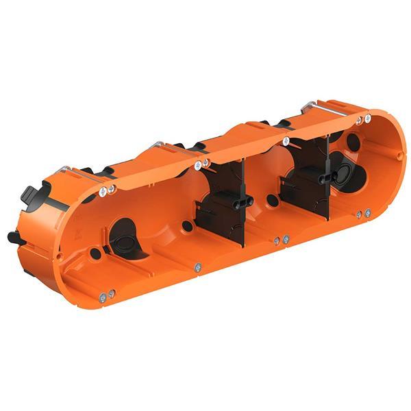 Kaiser Hohlwand Geräte-Verbindungsdose, O-range ECON® 4, mit Geräteschrauben, Ti