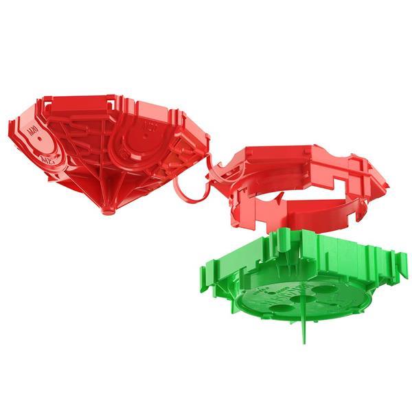 Kaiser Betonbau, B1 Deckendose 45°, 2-teilig, Auslassöffnung Ø 60 mm, Tiefe 63 m