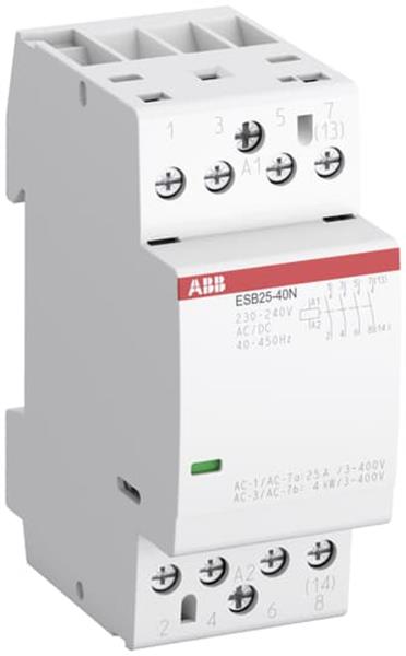 ABB ESB25-40N-01 Installationsschütz 4S/0Ö, 24 V AC/DC